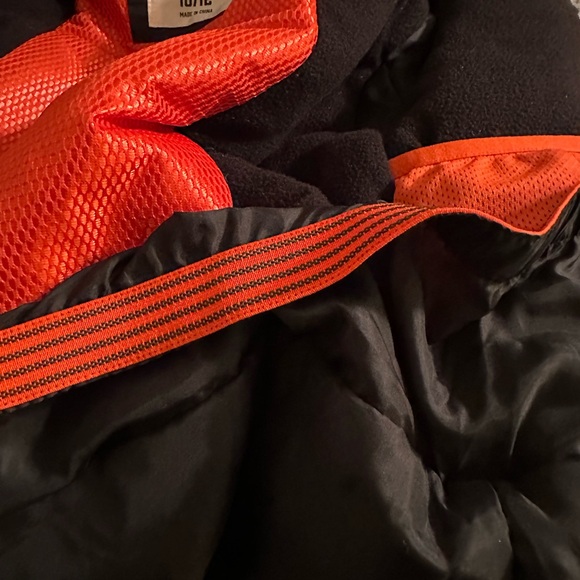 280. Kids Member’s Mark Ultimate Snow Jacket Hooded Coat in Gray, Black & Orange - Picture 7 of 16